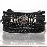 Vintage Multilayer Tree Of Life Owl Leather Bracelet
