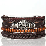 Vintage Multilayer Tree Of Life Owl Leather Bracelet