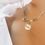 Vintage Love Heart Smiling Face Thai Silver Bracelet Punk Jewelry