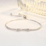 Sweet Bowknot Zircon Bracelet for Women