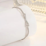 Sweet Bowknot Zircon Bracelet for Women