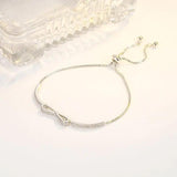 Sweet Bowknot Zircon Bracelet for Women