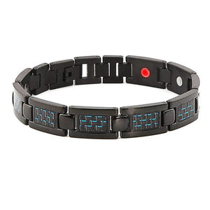 Hematite Bracelet Men Carbon Fiber Magnetic Gauss Magnet BR1097