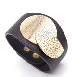 European Punk Leather Bracelets for Women