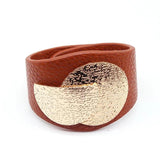 European Punk Leather Bracelets for Women