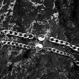 Stainless Steel YinYang Charm Couple Bracelets 2pcs/set