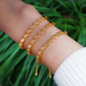 Oman Allah Jewelry 4mm Width Muslim Islamic Bracelet
