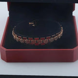 11MM 585 Rose Bracelet Toggle Lock Hot Wristband Jewelry