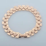 11MM 585 Rose Bracelet Toggle Lock Hot Wristband Jewelry