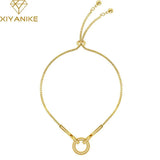Hypoallergenic Silver Bracelet with Crystal for Women