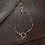 Hypoallergenic Silver Bracelet with Crystal for Women