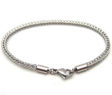 4MM Stainless Steel Snake Bracelet for Trollbeads Chain DIY Jewelry