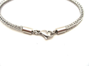 4MM Stainless Steel Snake Bracelet for Trollbeads Chain DIY Jewelry
