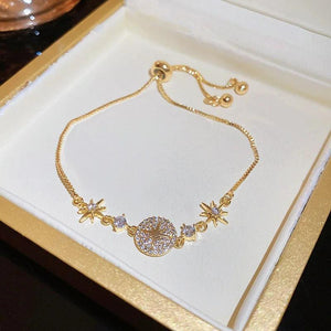 Korea's Circle Bracelet Fashionable Versatile Adjustable Women's Jewelry