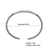 Silver Bead Bracelet Bangle for Women Wedding Anniversary Gift