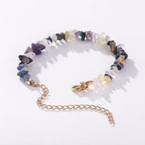 Summer Stone Gravel Bracelet Vintage Boho Women Jewelry YT661