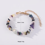 Summer Stone Gravel Bracelet Vintage Boho Women Jewelry YT661