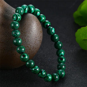 Pink Tiger Eye Buddha Bracelet Men Women Natural Stone Round Beads Elastic