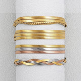 Herringbone Snake Chain Bracelet Flat Cuban Chain Stainless Steel Jewelry