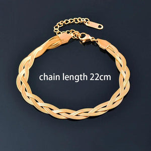 Hiphop Stainless Steel Bracelet Silver Braided Jewelry ZD1 SSP