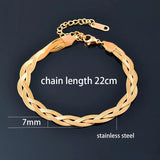 Hiphop Stainless Steel Bracelet Silver Braided Jewelry ZD1 SSP