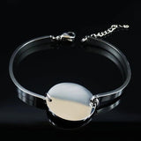 Family Dad Mom Boy Dog Steel Bracelet Silver Chain Jewelry B1732S01