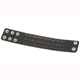 Vintage Punk Style Leather Bracelet For Men Wide Bangle Jewelry