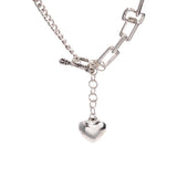 Heart Charms Bracelet for Women Punk Jewelry