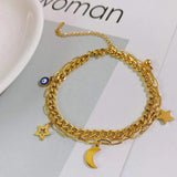 316L Stainless Steel Leaf Tree of Life Bracelet