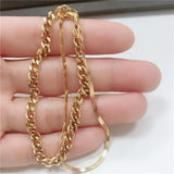 Womens Rope Cuban Chains Boho Double Layered Bracelets