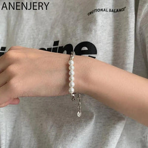 Pearl Bracelet for Women, Silver Jewelry Bracelet