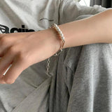 Pearl Bracelet for Women, Silver Jewelry Bracelet