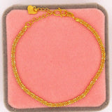 Snake Chain with Ball Beads Bracelet for Women 18+3cm