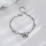 925 Stamp Silver Star Bracelet for Women Dropship