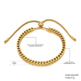 316L Stainless Steel Link & Chain Bracelet Hip/Rock Party Jewelry JB20155