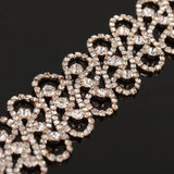Rhinestone Crystal Bridal Wedding Charm Bracelet Bangle