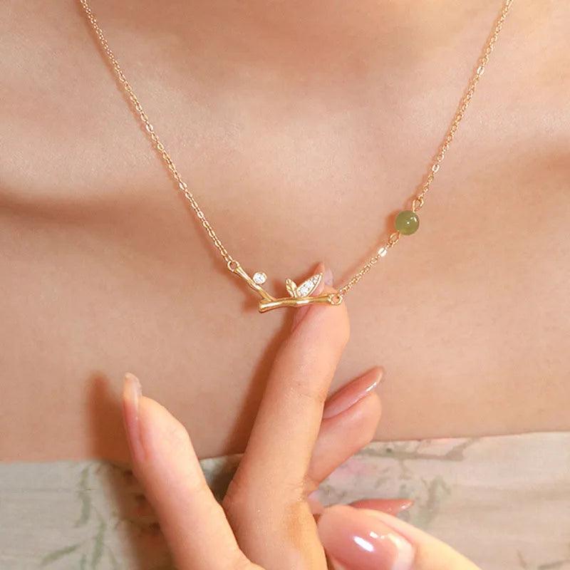 925 Stamp Hotan Jade Bracelet For Women Girl Birthday Gift