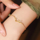 925 Stamp Hotan Jade Bracelet For Women Girl Birthday Gift