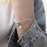 Sweet Splicing Pearls Heart-Shape Bracelet