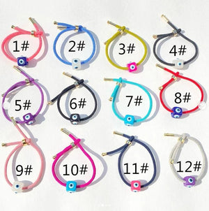 Lucky Eye Beaded Bracelet Rope Braided Dainty Gift