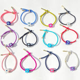 Lucky Eye Beaded Bracelet Rope Braided Dainty Gift
