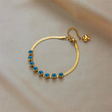 316L Stainless Steel Women's Eye Shape Decoration Bracelet