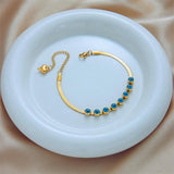 316L Stainless Steel Women's Eye Shape Decoration Bracelet