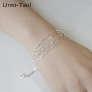 925 Tibetan Silver Multi-layer Snake Chain Bracelet