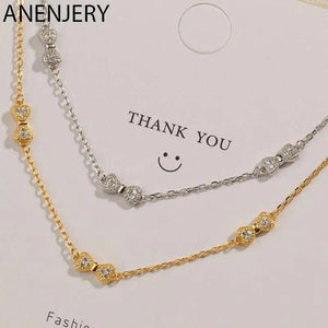 Silver Zircon Bowknot Bracelet - Sweet Girl Party Accessory