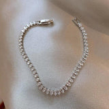 Delicate Zircon Bracelet Women Shinning Stones Jewelry