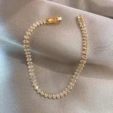 Delicate Zircon Bracelet Women Shinning Stones Jewelry