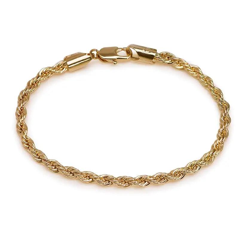 18k Nickel Rope Bracelet for Men