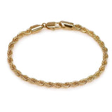 18k Nickel Rope Bracelet for Men