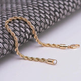18k Nickel Rope Bracelet for Men